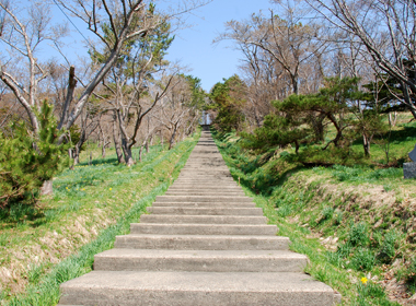 玉川神社階段