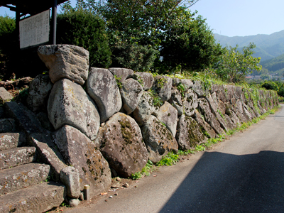 福島正則館の石垣